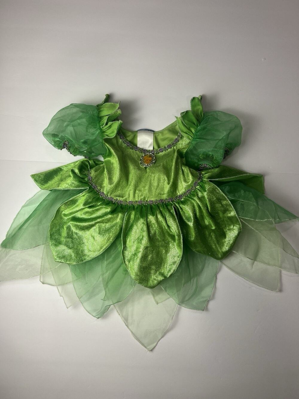 Disney Store Tinker Bell Costume - Toddler Size 24-36 Months Deluxe (No Wings)